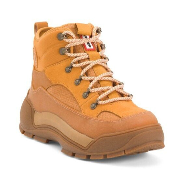 HUNTER Men's Leather Urban Explorer Boots Size Folk Amber / Gum Choose Size NIB